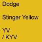 Preview: Dodge, Stinger Yellow, YV / KYV.